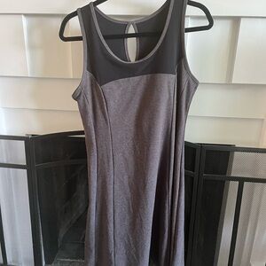 Mondetta Femme Performance + Luxury - Grey/Black Athletic Sleeveless Dress M